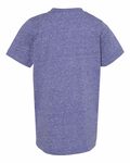 LAT 6191 Youth Harborside Mélange T-Shirt Back Thumbnail