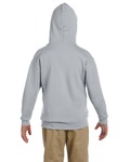 Jerzees 996Y Youth 8 oz. NuBlend® Fleece Pullover Hooded Sweatshirt Back Thumbnail