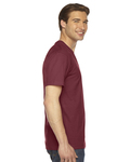 American Apparel 2456 Fine Jersey S/S V Neck Side Thumbnail