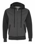Independent Trading Co. IND45UVZ Unisex Varsity Full-Zip Hooded Sweatshirt Front Thumbnail
