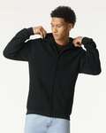 american apparel rf497 reflex fleece unisex full zip hoodie Front Thumbnail