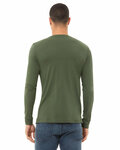 Bella + Canvas 3501 Unisex Jersey Long-Sleeve T-Shirt Back Thumbnail