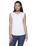 startee st1452 ladies' cvc sleeveless t-shirt Front Thumbnail