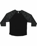 LAT 6930 Unisex Baseball Tee Front Thumbnail