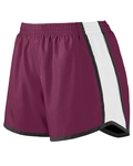 Augusta Sportswear 1266 Girls Pulse Team Shorts Front Thumbnail