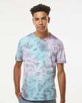 dyenomite 640lm lamer over-dyed crinkle tie dye t-shirt Front Thumbnail