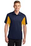 Sport-Tek ST655 Side Blocked Micropique Sport-Wick ® Polo Front Thumbnail