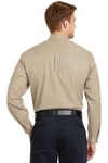 cornerstone sp17 long sleeve superpro ™ twill shirt Back Thumbnail