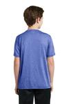 sport-tek yst360 youth heather contender™ tee Back Thumbnail