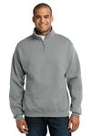Jerzees 995M Nublend® Cadet Collar Quarter-Zip Sweatshirt Front Thumbnail