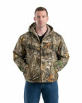 berne hj626 men's heartland washed duck hooded work coat Front Thumbnail