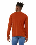 bella + canvas 3513 unisex triblend long-sleeve t-shirt Back Thumbnail