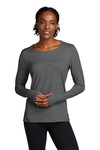 sport-tek lst710 ladies exchange 1.5 long sleeve crew Front Thumbnail