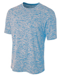 a4 n3296 men's space dye t-shirt Front Thumbnail
