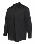 Van Heusen 13V5052 Broadcloth Point Collar Solid Shirt Side Thumbnail
