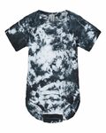 dyenomite 340cr infant crystal tie-dyed onesie Front Thumbnail