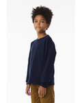 bella + canvas 3511y youth 6 oz heavyweight long sleeve t-shirt Side Thumbnail