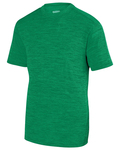 augusta sportswear 2901 youth shadow tonal heather short-sleeve training t-shirt Front Thumbnail