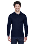 core365 88192 men's pinnacle performance long-sleeve piqué polo Front Thumbnail