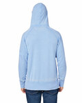 J America JA8915 Adult Vintage Zen Fleece Pullover Hooded Sweatshirt Back Thumbnail
