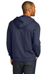 district dt8102 re-fleece ™ full-zip hoodie Back Thumbnail