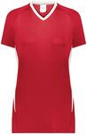 augusta sportswear 6915 ladies cutter+ v-neck jersey Front Thumbnail