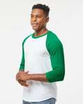 Tultex 0245TC Unisex Raglan Tee Side Thumbnail