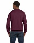 Hanes P1607 Unisex Ecosmart® 50/50 Crewneck Sweatshirt Back Thumbnail