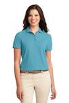 Port Authority L500 Ladies Silk Touch™ Polo Front Thumbnail