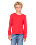 Bella + Canvas 3501Y Youth Jersey Long-Sleeve T-Shirt Front Thumbnail