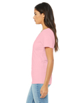 bella + canvas 6405 ladies' relaxed jersey v-neck t-shirt Side Thumbnail