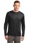 sport-tek tst350ls tall long sleeve posicharge ® competitor™ tee Front Thumbnail