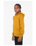 bella + canvas 3719y youth sponge fleece pullover hooded sweatshirt Side Thumbnail