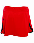 augusta sportswear ag2410 ladies action color block skort Back Thumbnail