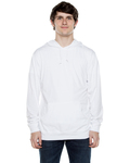 beimar ahj701 unisex 4.5 oz. long-sleeve jersey hooded t-shirt Back Thumbnail