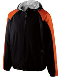 holloway 229111 adult polyester full zip hooded homefield jacket Front Thumbnail