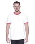 startee st2431 men's cvc ringer t-shirt Front Thumbnail