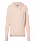 mv sport w21404 women's sueded jersey hooded sweatshirt Front Thumbnail