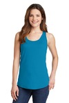Port & Company LPC54TT Ladies Core Cotton Tank Top Front Thumbnail
