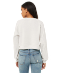Bella + Canvas B7505 Ladies' Raglan Pullover Fleece Back Thumbnail