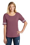 district dt487 women's scorecard tee Front Thumbnail