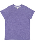 LAT 6191 Youth Harborside Melange Jersey T-Shirt Front Thumbnail