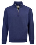 j america 8722ja unisex btb fleece quarter-zip Front Thumbnail