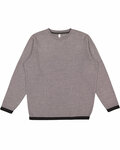 lat l6789 adult statement fleece crew sweatshirt Front Thumbnail