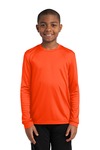 Sport-Tek YST350LS Youth Long Sleeve PosiCharge ® Competitor™ Tee Front Thumbnail