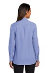 Port Authority LW644 Ladies Broadcloth Gingham Easy Care Shirt Back Thumbnail
