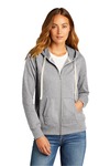 District DT8103 Women's Re-Fleece ™ Full-Zip Hoodie Front Thumbnail