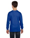 Hanes 5546 Youth Authentic-T Long-Sleeve T-Shirt Back Thumbnail