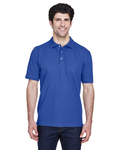 UltraClub 8535 Men's Classic Piqué Polo Front Thumbnail
