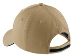 port authority c830 sandwich bill cap with striped closure Back Thumbnail
